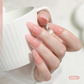 GAOY jelly gel color palette spread for at-home nail art