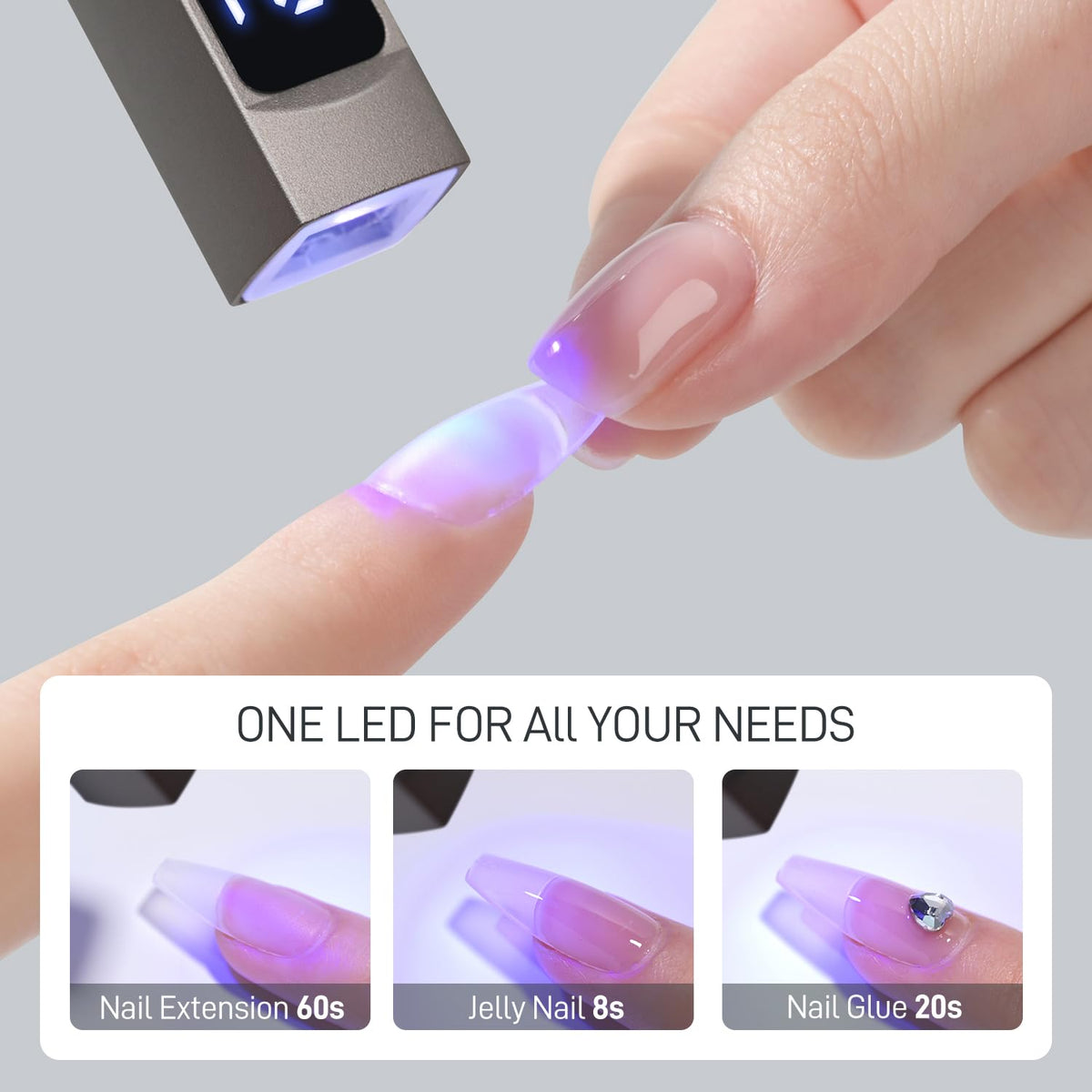 GAOY 400mAh battery supports up to 60 minutes of use.