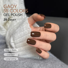 GAOY base coat gel-nail application for a smooth foundation.