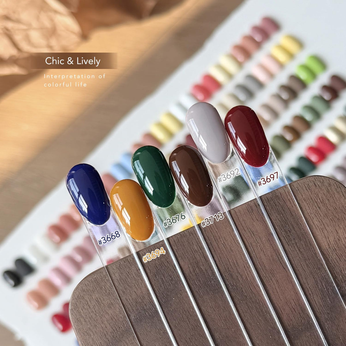 GAOY base coat and glossy or matte top coats for a reliable finish.