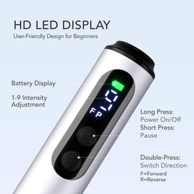 GAOY cordless nail file USB-C charging cable included for quick recharges