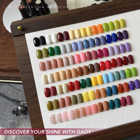 GAOY glitter top coat adds sparkle to gel manicures.