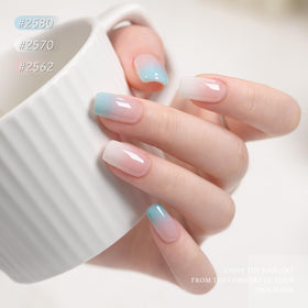 GAOY glossy top coat bottle for a shiny salon-style finish