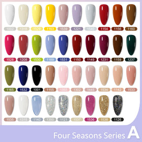 GAOY glossy top coat bottle delivers a shiny salon-quality finish.