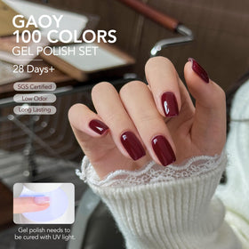 GAOY matte top coat bottle creates sophisticated matte manicure options