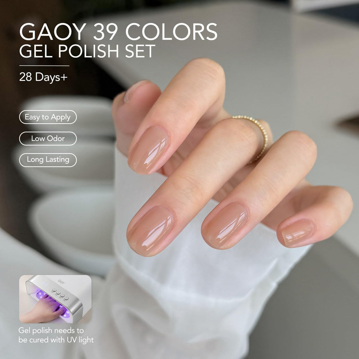 GAOY matte top coat delivering a velvety, durable finish