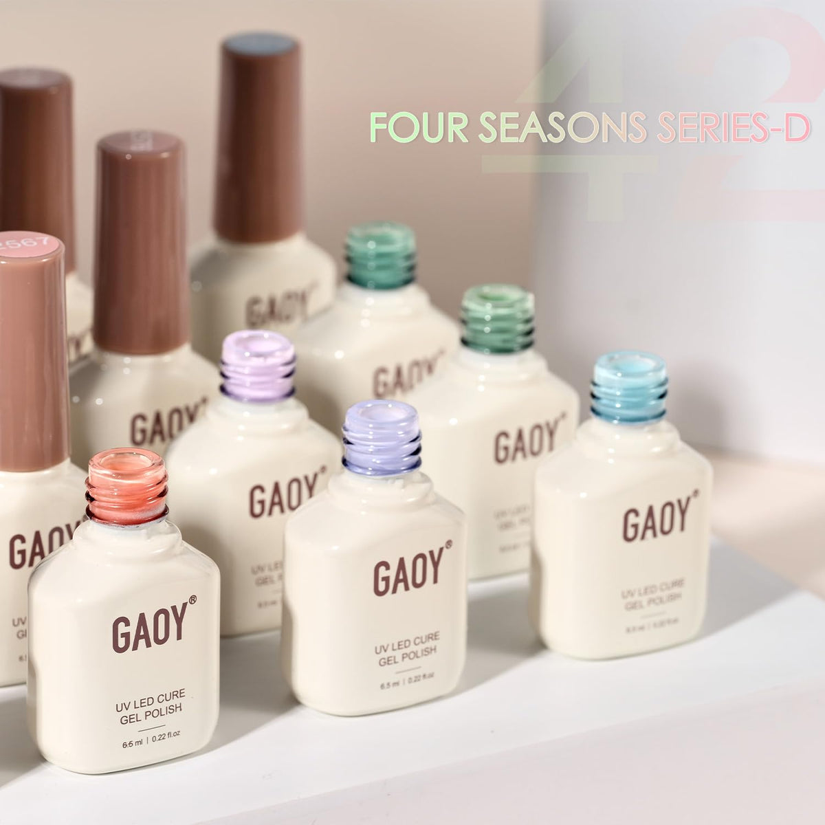 GAOY swatches showing glossy vs matte finishes for style planning