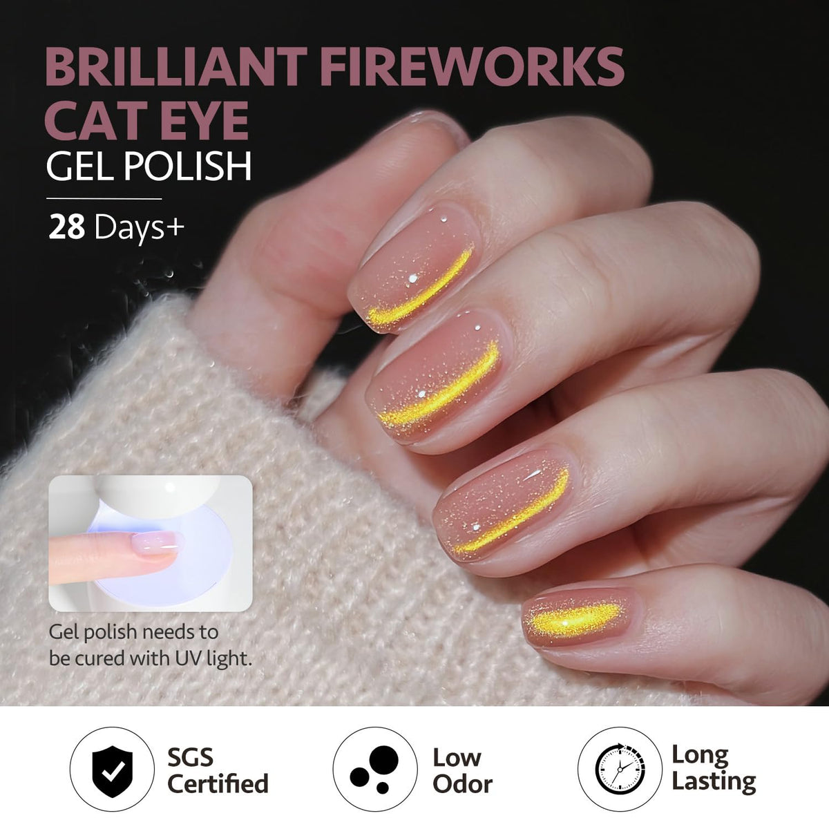 GAOY professional gel nail set designed for home use