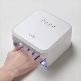 GAOY UV nail lamp front view for home use with compact design.