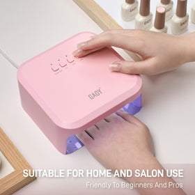 GAOY UV nail lamp pink digital timer display for precise curing