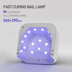 GAOY UV nail lamp side view showing slim profile.