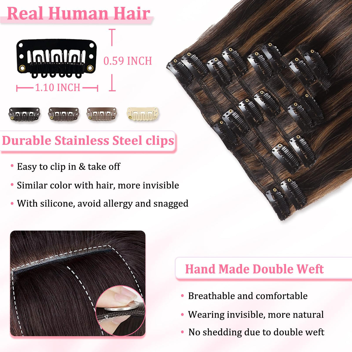 GAOYIFU dark brown with chestnut balayage adds depth and versatility.
