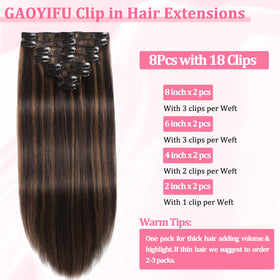 GAOYIFU seamless double-weft with silicone-backed clips protects scalp and prevents pulling.