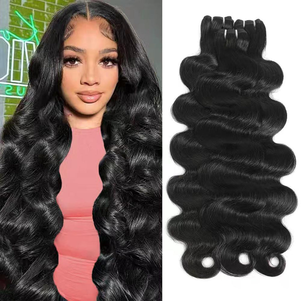 Gaozhao 18-inch body wave bundles for natural-looking fullness.