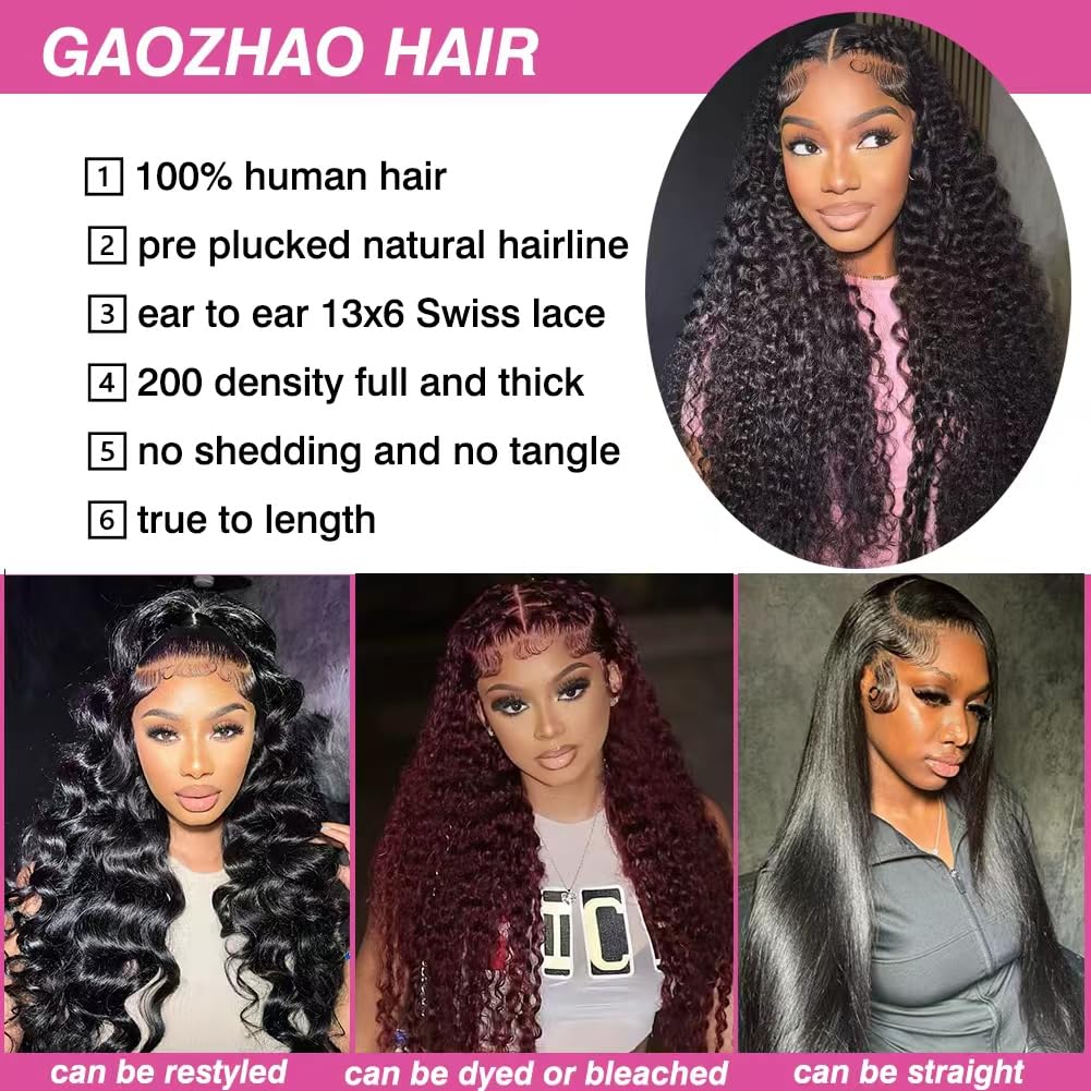 Gaozhao wig offering mid or side part versatility