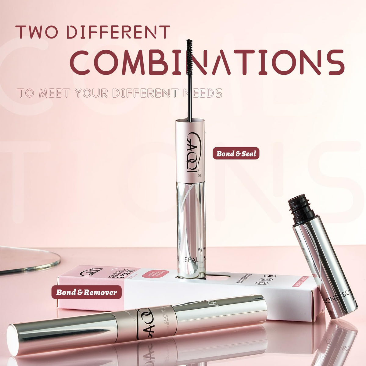 GAQQI Lash Cluster Glue provides secure clusters with smooth application.