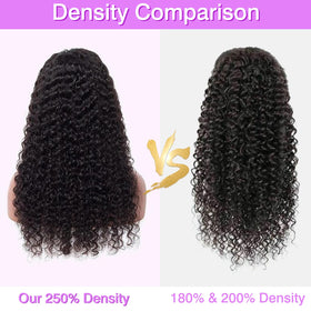 GARAXIS 13X6 HD lace front wig with invisible hairline for seamless parting.
