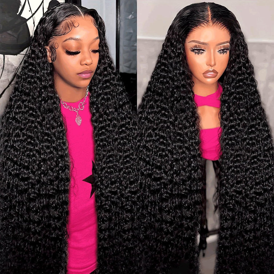 GARAXIS 250% density deep wave wig displays full natural volume for daily styling.