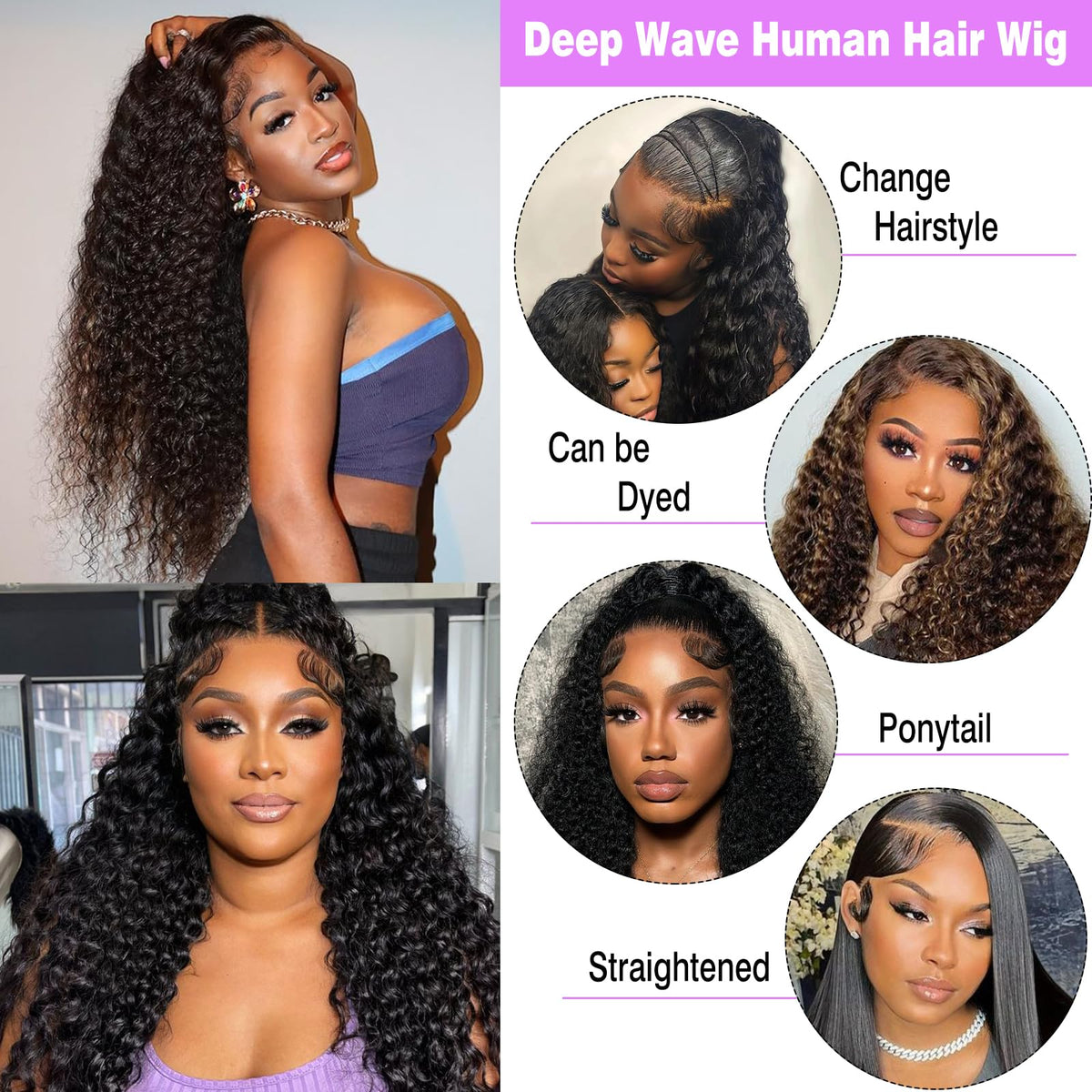 GARAXIS lace front wig designed for reuse with minimal tangling and shedding.