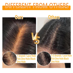 Pre-plucked GARAXIS wig front enhances easy styling and natural look