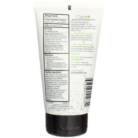 Garnier Clean Scrub texture close-up reveals grainy scrub particles