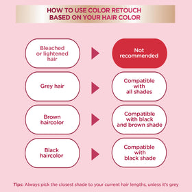 Garnier Color Retouch 6-6 Red demi-permanent formula for semi-durable color.