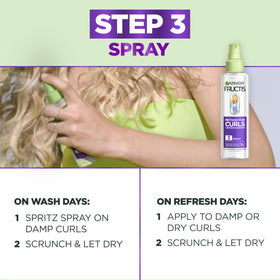 Garnier Fructis Method for Curls Cruelty-Free Leaping Bunny logo on packaging