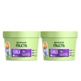 Garnier Fructis Method for Curls mask on damp hair for lasting moisture