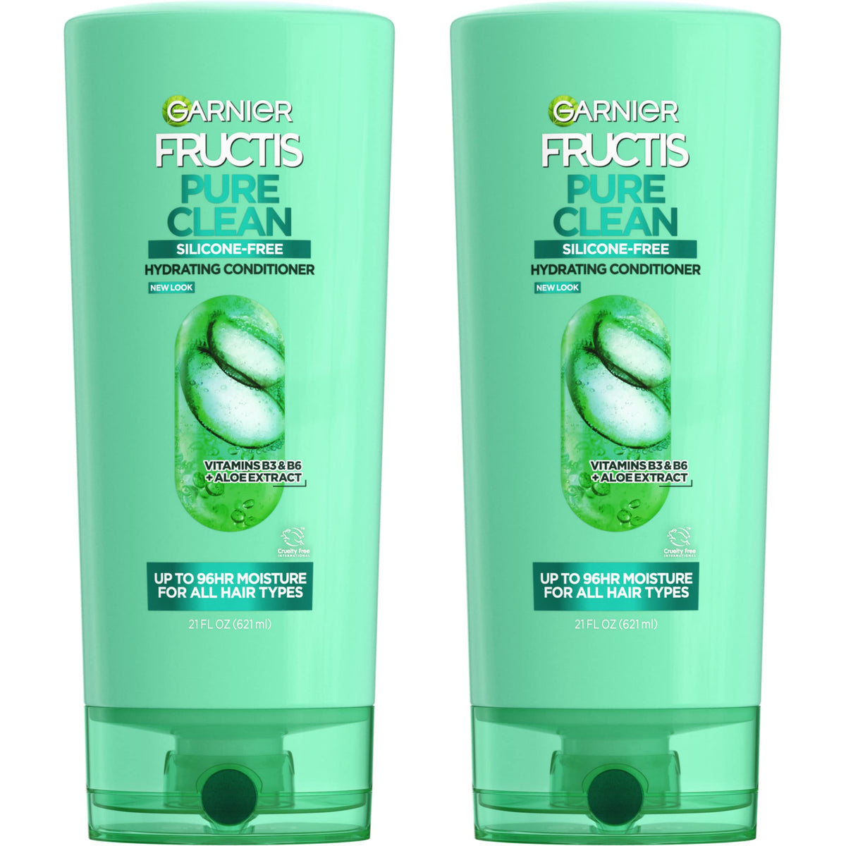 Garnier Fructis Pure Clean Hydrating Conditioner bottle front for daily hydration