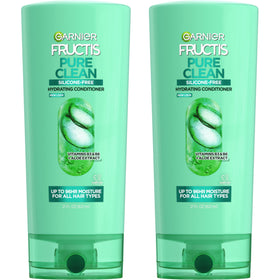 Garnier Fructis Pure Clean Hydrating Conditioner bottle front for daily hydration