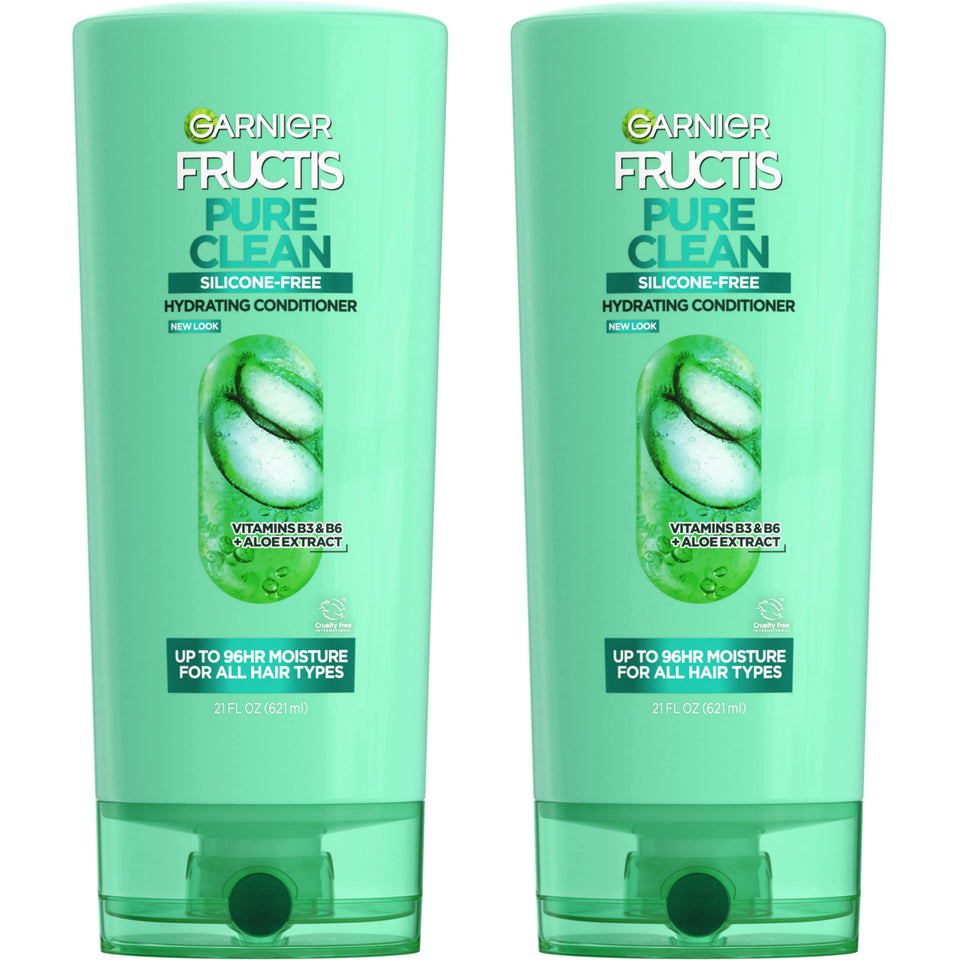 Garnier Fructis Pure Clean Hydrating Conditioner bottle front for daily hydration