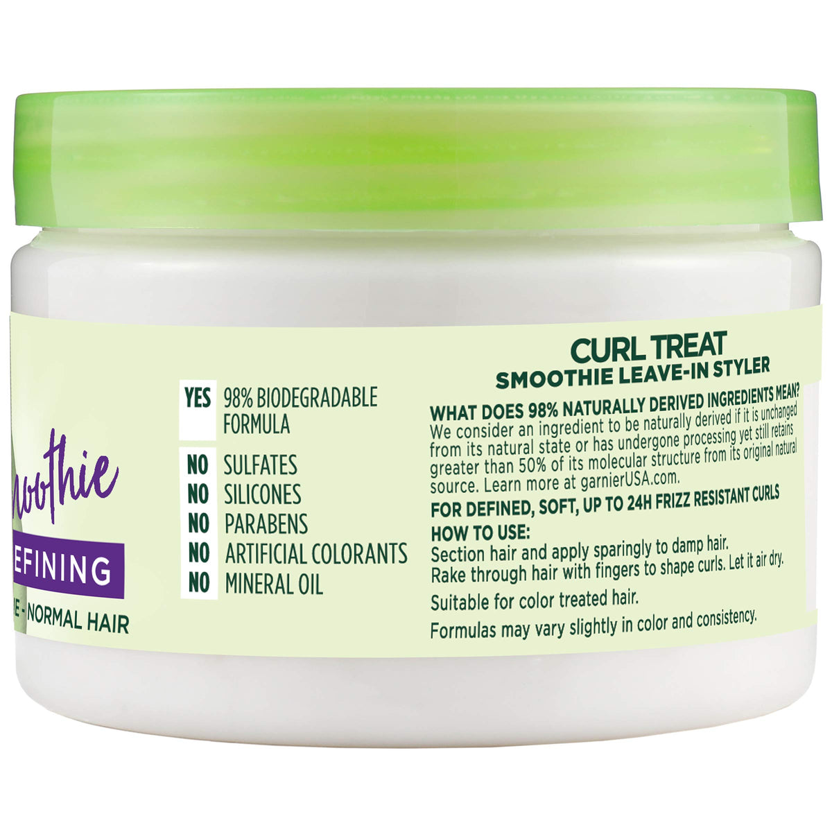 Frizz-resistant curls up to 24 hours with Curl Defining Smoothie