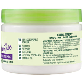 Frizz-resistant curls up to 24 hours with Curl Defining Smoothie