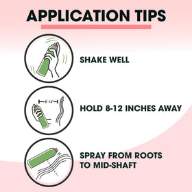 Rough-tumble ponytail look styled with Garnier Texture Tease spray