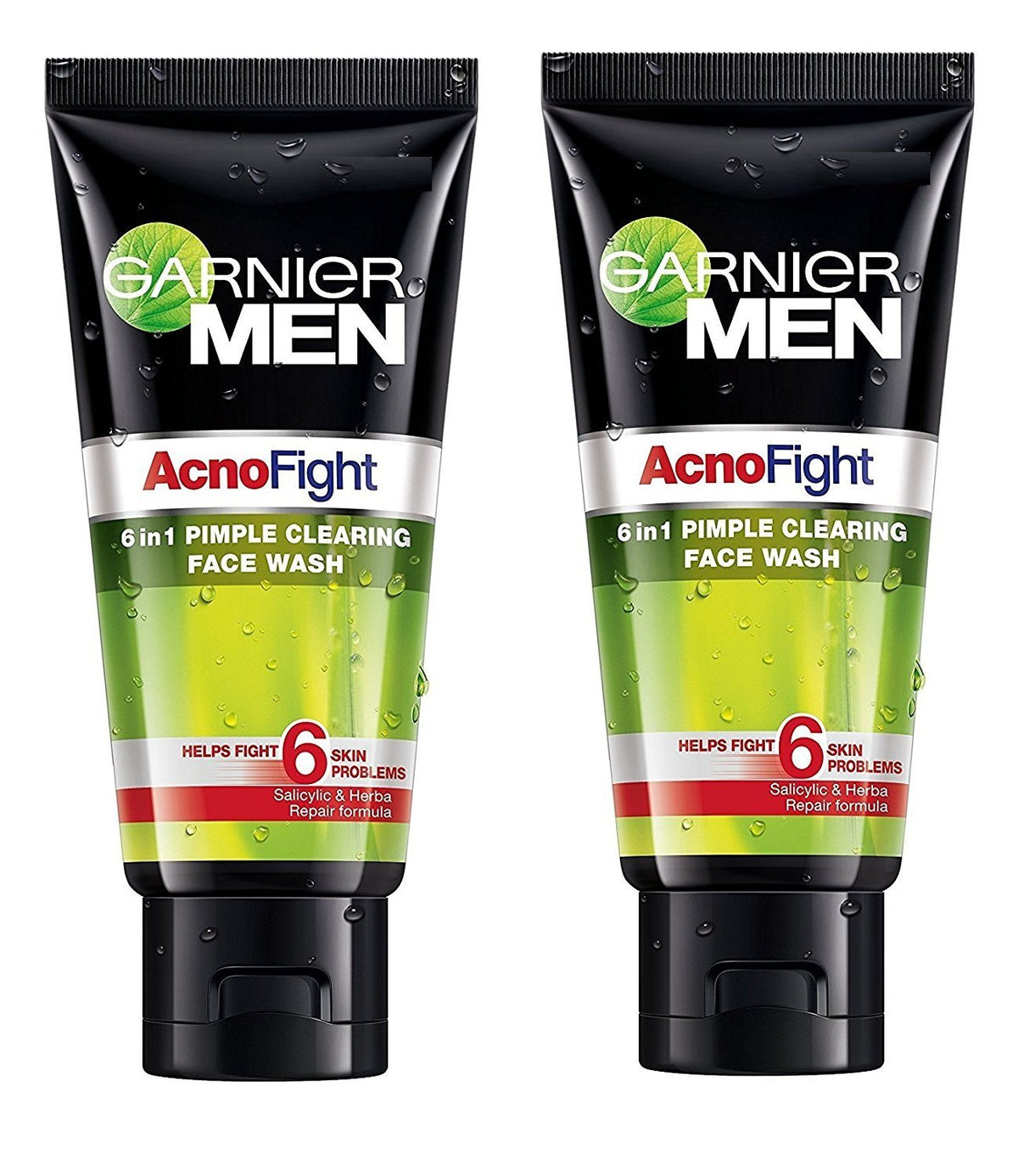 Garnier Men's Acno Fight Face Wash bottle for daily cleansing and oil control.