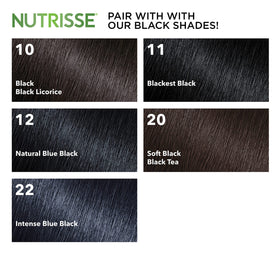 Garnier Nutrisse Color Reviver final cool brown glow with even tone.