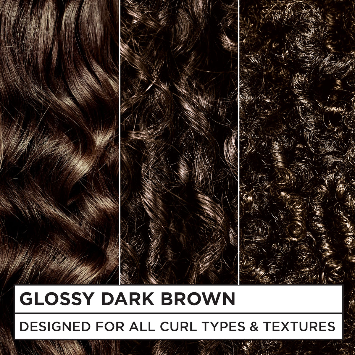 Garnier Nutrisse Glossy Curl Color application scene demonstrates easy saturation