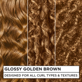 Garnier Nutrisse Glossy Curl Color color-mix jar showing rich formula for curls