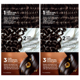 Garnier Nutrisse CR2 curls after color showing defined texture