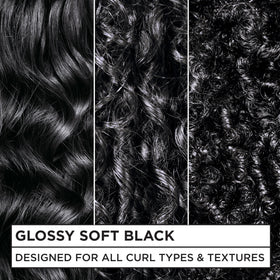 Shade swatches for Garnier Nutrisse CR2 glossy soft black