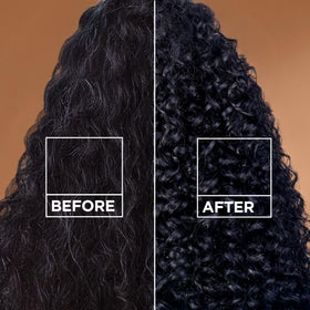 Garnier Nutrisse Glossy Curl Color gloss shot with Vitamin E highlight shine