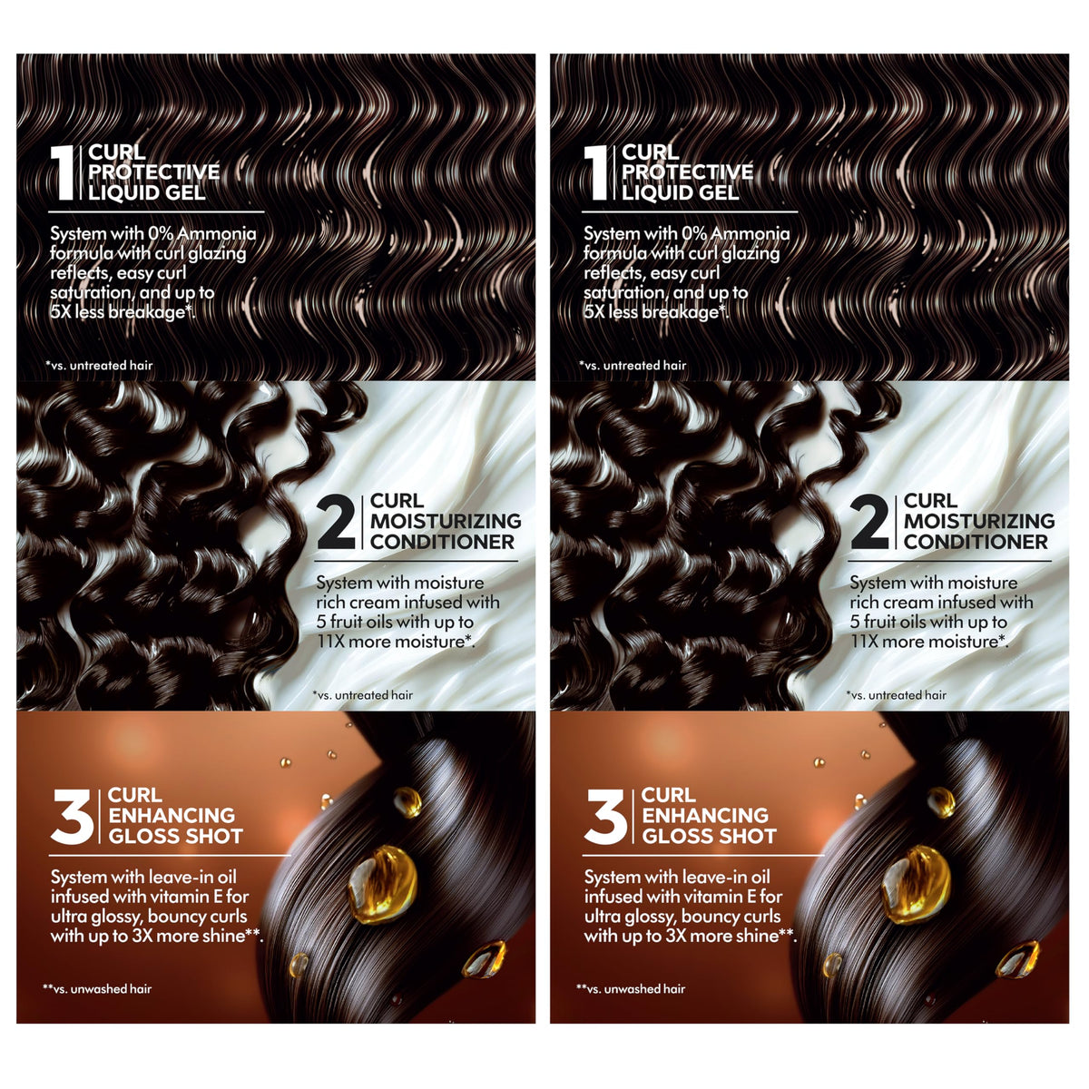 Vegan and cruelty-free Garnier Nutrisse Curl Color packaging option
