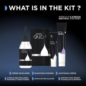 Garnier Olia included gloves for clean, precise color application.
