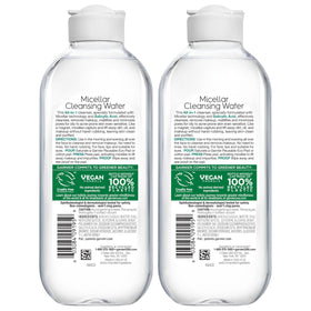 Garnier two-pack packaging provides value for daily cleansing.