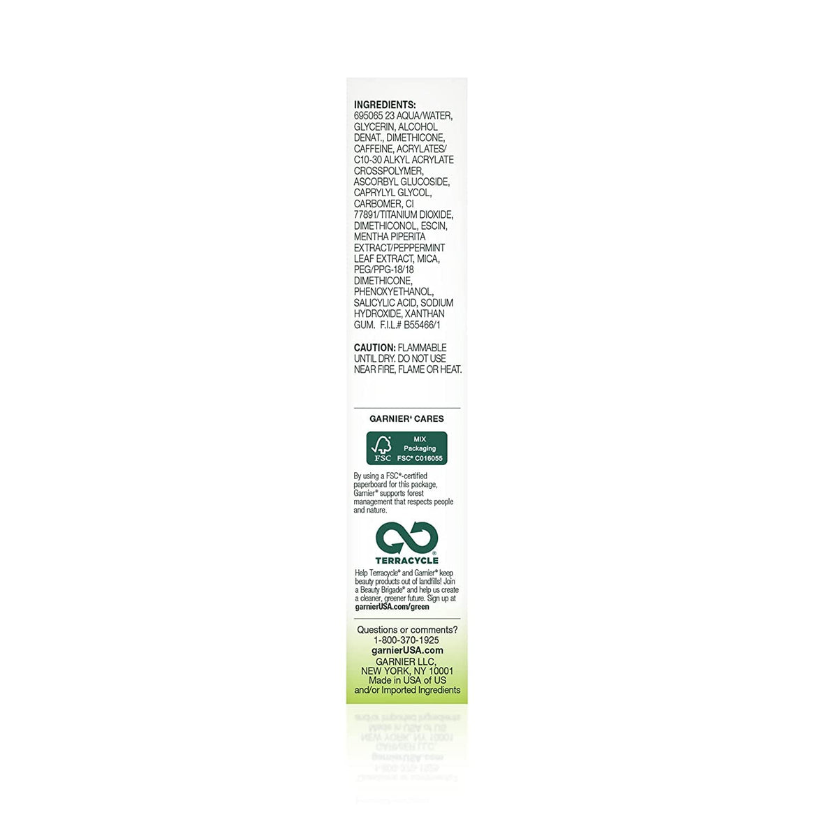 Garnier SkinActive Clearly Brighter Eye Roller packaging—compact 0.5 oz tubes for on-the-go refreshing.