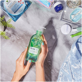 Garnier SkinActive Green Tea Face Wash uses naturally derived ingredients.