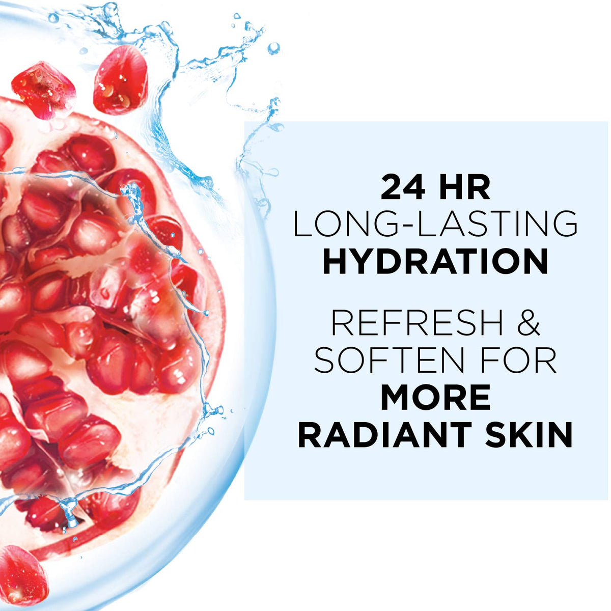 Garnier SkinActive pomegranate-extract-infused mask delivering deep hydration without greasiness