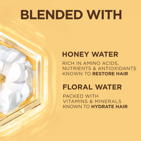 Honey Water Cream applied by hand demonstrates easy distribution through lengths.