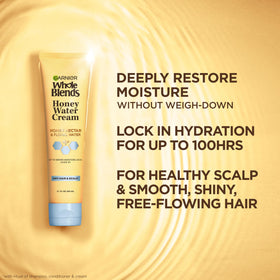 Ingredients label highlights Honey Nectar and Floral Water for nourishing care.