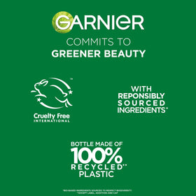 Recycled plastic bottle design emphasizes sustainability in daily care.